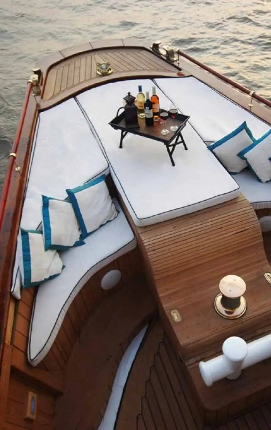 Luxury yacht M Y Kalizma interior design project by Jimmy Mistry