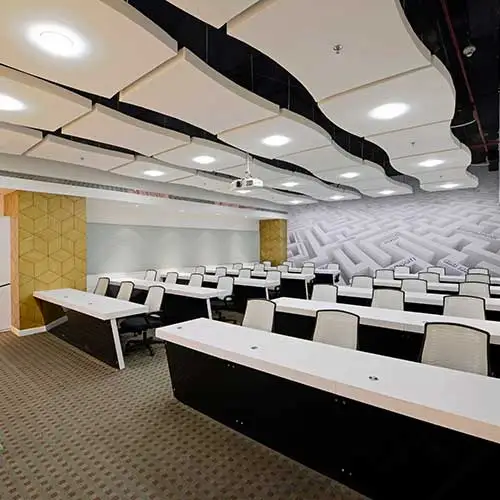 Corporate training room interior designed by Jimmy Mistry