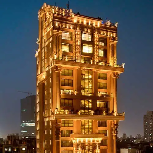 Architectural lighting design of Della Tower by Jimmy Mistry