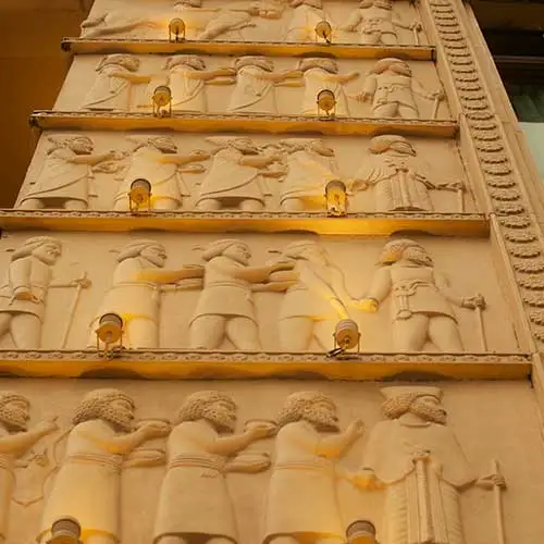 Classical architectural detailing of Della Tower by Jimmy Mistry