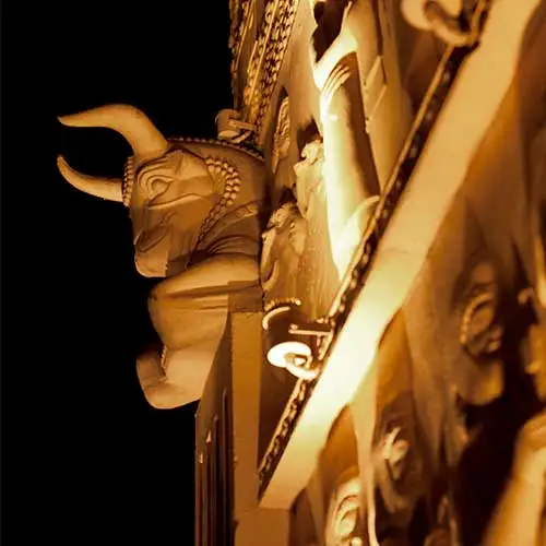 Della Tower luxury building facade lighting design by Jimmy Mistry