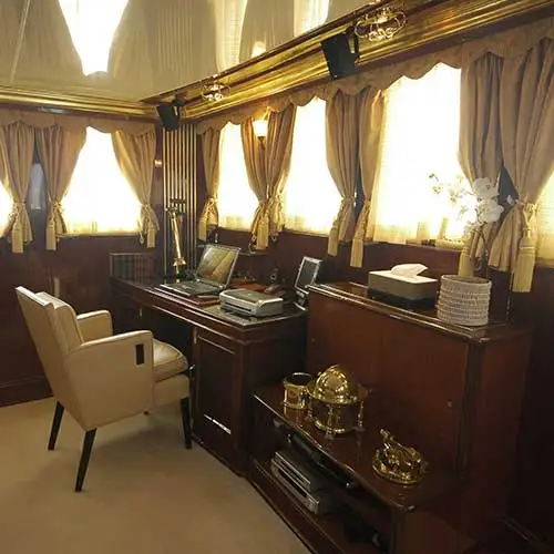 Interior corridor on MY Kalizma yacht designed by Jimmy Mistry