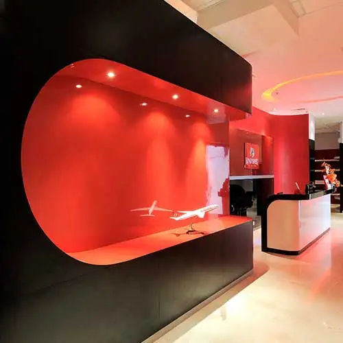 Kingfisher designer lounge interior detail by Jimmy Mistry