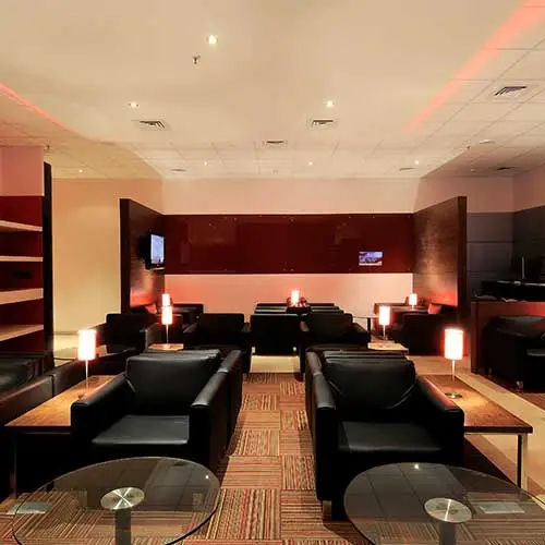 Kingfisher lounge bar seating area designed by Jimmy Mistry