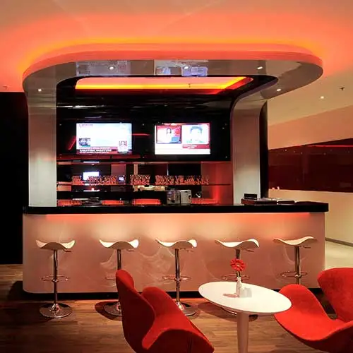 Premium Kingfisher lounge interior architecture by Jimmy Mistry