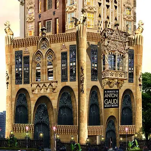 Nishit Mahal architectural landmark designed by Jimmy Mistry