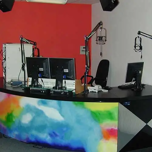 Conference room inside Jimmy Mistry design studio