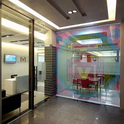 Office interior inside Jimmy Mistry design studio