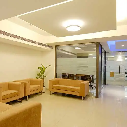 Office workspace inside design studio by Jimmy Mistry