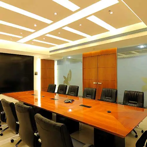 Corporate office interior architecture at UB Group designed by Jimmy Mistry
