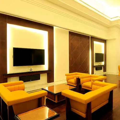 Workspace interior design at UB Group headquarters by Jimmy Mistry