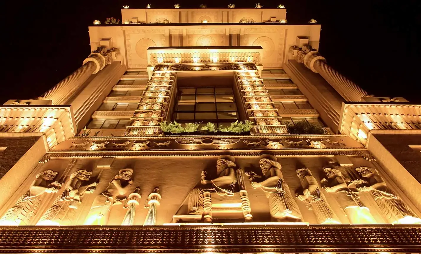 Sculptural architectural detailing at Della Tower