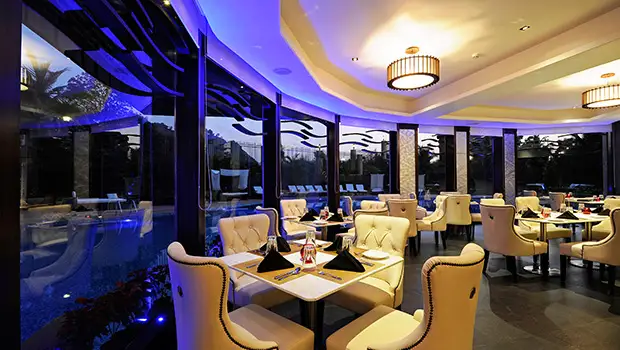 Cafe 24 restaurant dining experience at Della Resorts Lonavala