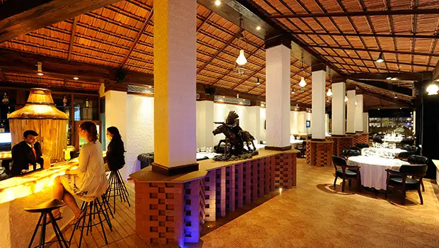 Parsi Dhaba restaurant interior at Della Resorts