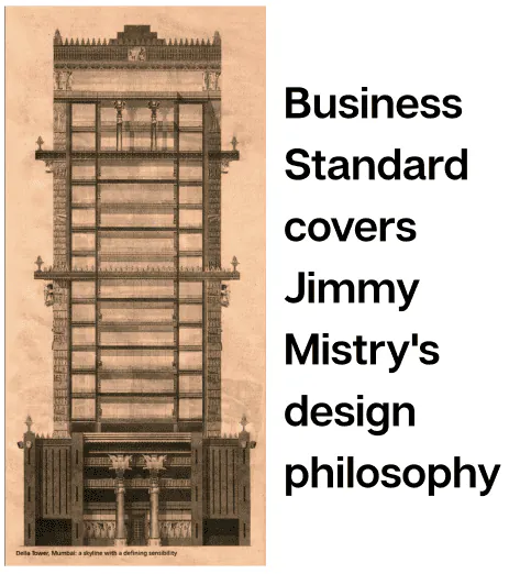 Jimmy Mistry press feature in Business Standard, January 2008