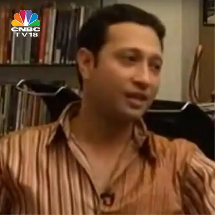 Jimmy Mistry discussing Italian interior design on CNBC TV18 Living Your Space