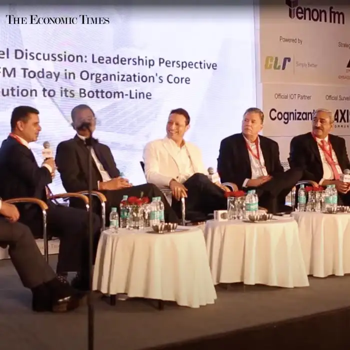 Jimmy Mistry moderating ET Edge Strategic Facilities Management Summit