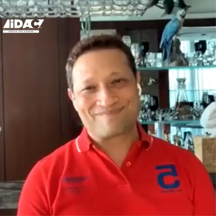Jimmy Mistry in conversation with architect Khozema Chitalwala at IDAC Expo