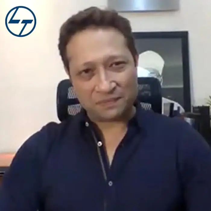 Jimmy Mistry discussing his design journey with Larsen and Toubro