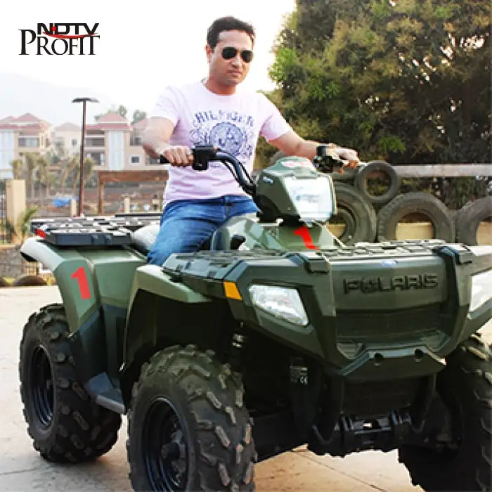 Jimmy Mistry speaking on NDTV Profit about adventure sports at his Lonavala adventure park