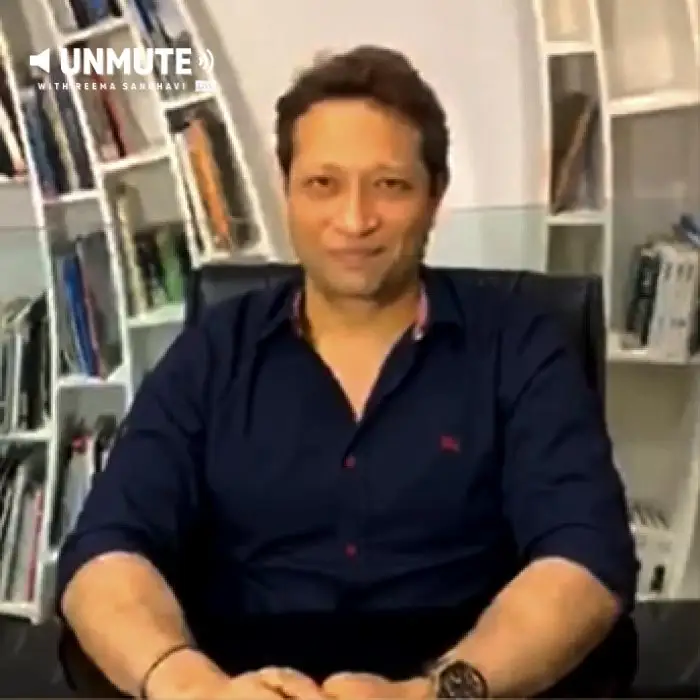 Jimmy Mistry speaking about entrepreneurship with Reema Sanghavi on Unmute