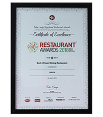 Restaurant Awards 2018 - Best 24-hour Dining Restaurant