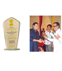 Daman Development Award 2010 by U.T.Administration of Daman & Diu