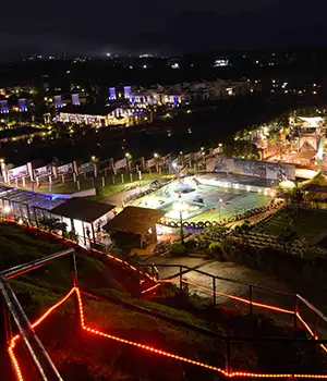 Aerial shot of Della Adveture Park