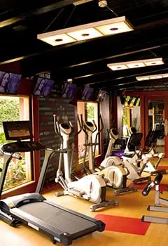 Fitness club gym at Della Resorts Lonavala