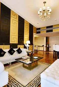 Luxury villa interior design at Della Resorts Lonavala by Jimmy Mistry