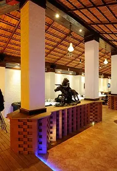 Parsi Dhaba restaurant interior at Della Resorts