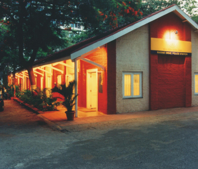 Marine Drive Police Station Mumbai redesigned by Jimmy Mistry as a community service project